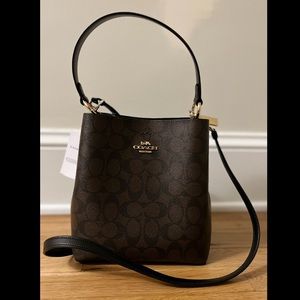 Coach Small Town Bucket Bag in Signature Canvas